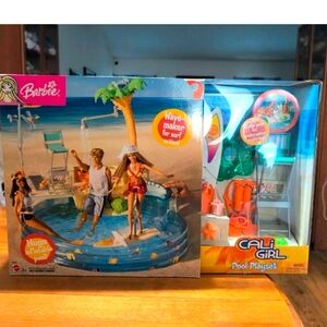 Barbie Mattel 2004 Cali Girl Pool Play Set #B5205